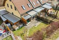 Charmantes Reihenhaus mit Wintergarten, Kachelofen und Garten in ruhiger Lage - Höf bei Eggersdorf