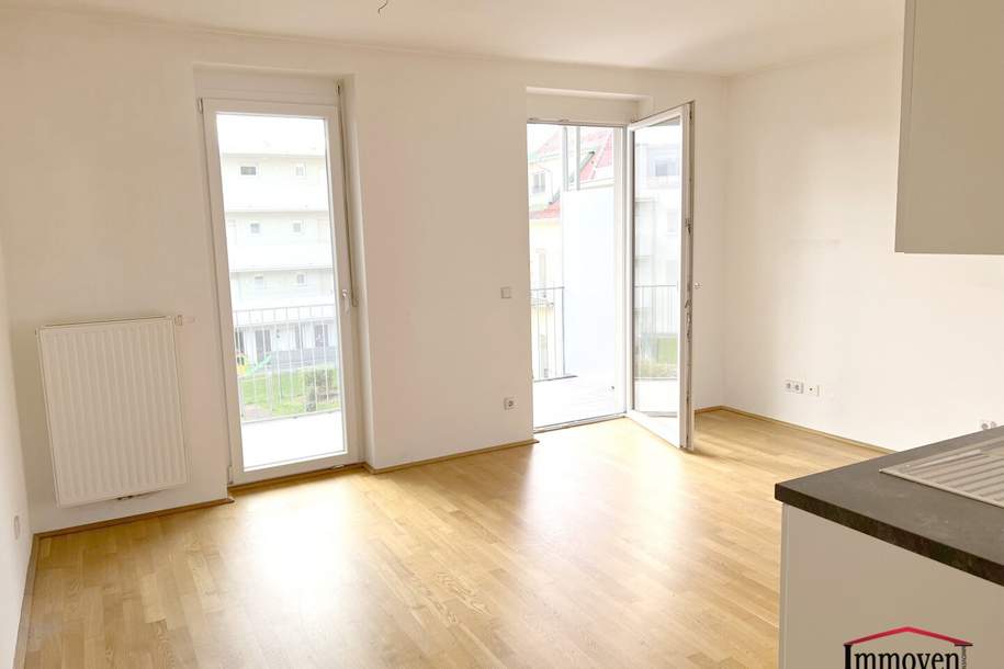 2-Zimmer-Neubauwohnung mit großem Balkon nahe der FH Joanneum!, Wohnung-miete, 667,58,€, 8020 Graz(Stadt)