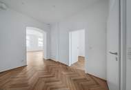 Typisch Wiener Altbaucharme! Stilvoller Erstbezug mit zentral begehbarem Grundriss!