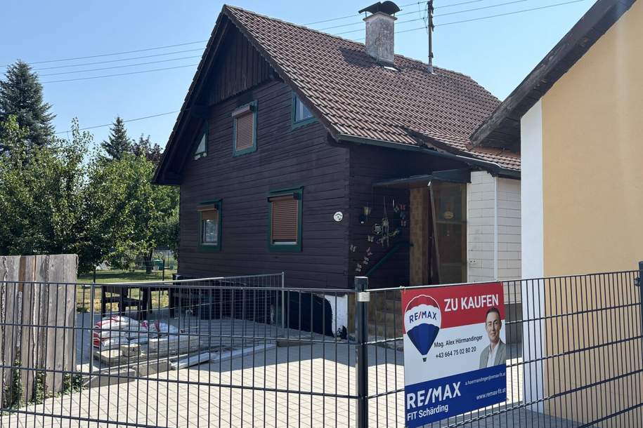 ***OPEN HOUSE, Freitag, 7. August 2026 von 13 - 16 Uhr*** Renovierungsbedürftiges Einfamilienhaus mit Nebengebäude in sonniger Lage nahe Schärding, Haus-kauf, 130.000,€, 4975 Schärding
