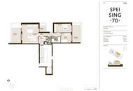 Wohnkomfort auf einer Ebene – 3-Zimmer-Wohnung mit drei Terrassen !