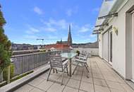 LINZ: STADTRESIDENZ SPITTELWIESE - PENTHOUSE ca. 170,54 m² WOHNFLÄCHE + TERRASSEN ca. 86,81m²