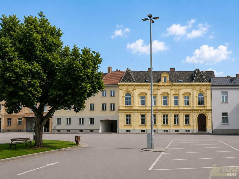 Büro-Zinshaus am Rathausplatz - Umbau zu Wohnungen & DG-Ausbau & Bestandsfreiheit möglich