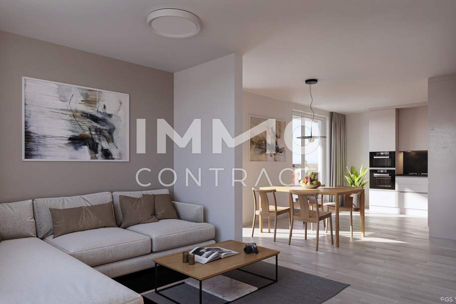 Provisionsfreier Erstbezug am Badeteich Hirschstetten - nahe U2 &amp; 26 Straßenbahn (Anbindung U1), Wohnung-kauf, 347.258,€, 1220 Wien 22., Donaustadt