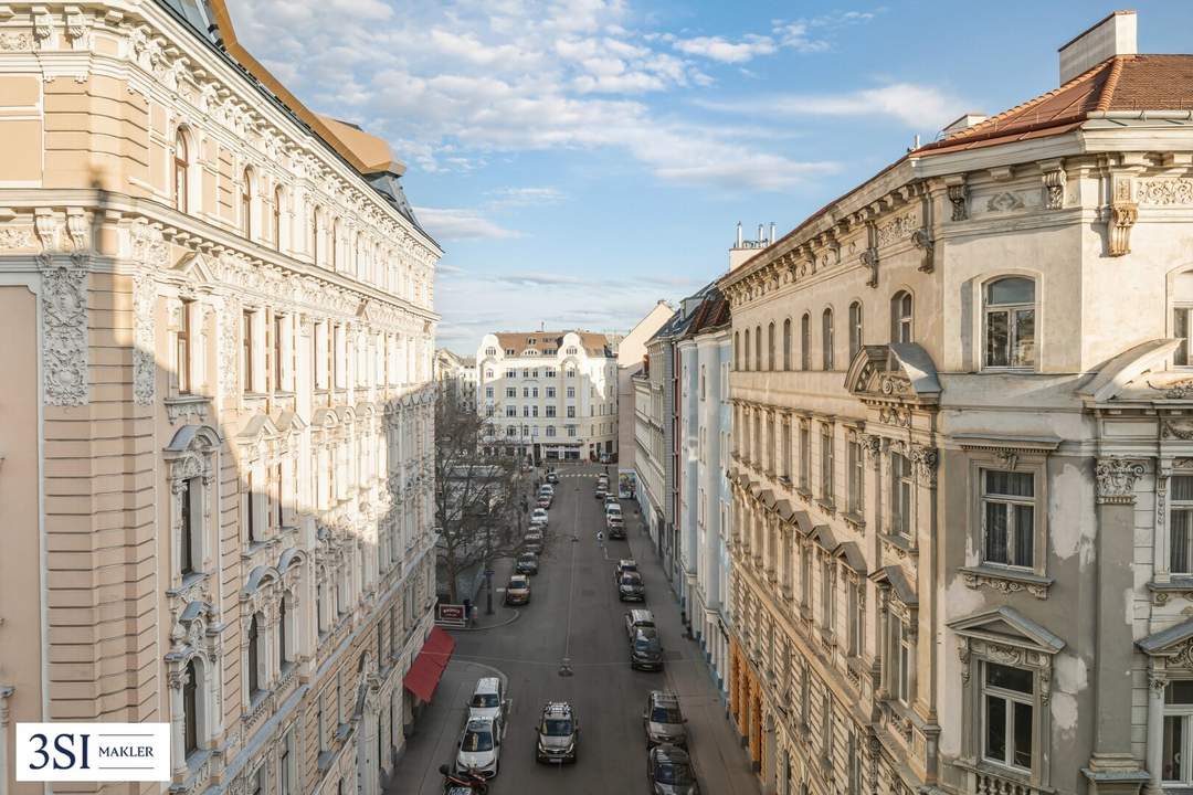 The Pearl: Urbanes Dachgeschoss-Living mit Terrasse beim Karmelitermarkt