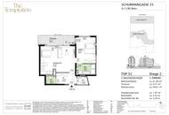 THE TEMPTATION - 2.DG - 2 ZI - 50m² Wohnzimmer - Westterrasse