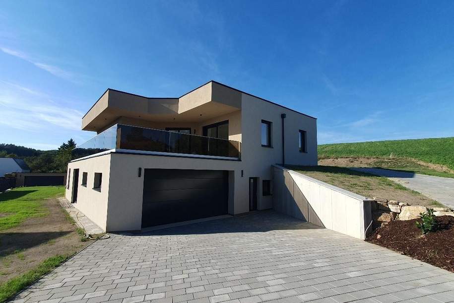 NEUBAU-EINFAMILIENVILLA IN DORFRUHELAGE MIT DOPPELGARAGE NÄHE NEULENGBACH, Haus-kauf, 750.000,€, 3040 Sankt Pölten(Land)