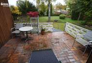 Bungalow in Siedlungsrandlage mit sensationellem Garten und Sauna-Bereich