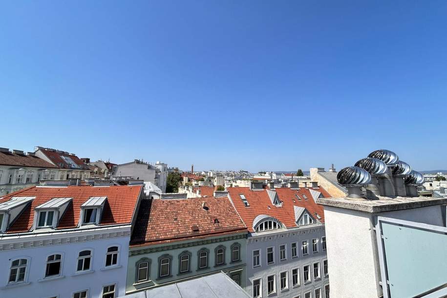 Wien - 4. Bezirk: Exklusives Penthaus-Feeling mit einzigartiger 40 m2 Dachterrasse, mit spektakulärer Aussicht und beeindruckendem Wohnkomfort!, Wohnung-kauf, 1.168.000,€, 1040 Wien 4., Wieden