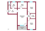 PROVISIONSFREI!! Wohnen im Grünen und bestens angebunden an Wien | GRÜNBLICK in den ruhigen Innenhof | Süd-West-Loggia | inkl. Stellplatz