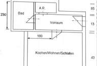 ca. 4,7 % Rendite: 1-Zimmer Wohnung in Zentrumslage