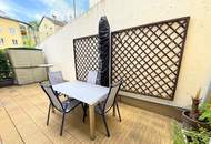 Neuwertig. Komfortabel. Mit Balkon. Mit privatem Patio. Im Zentrum.