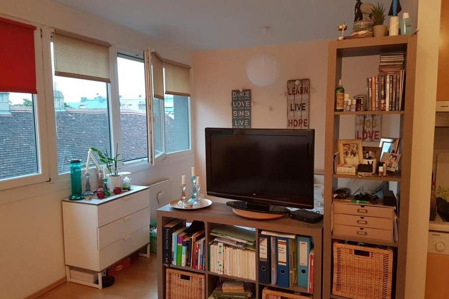GESAMTMIETE WARM!!! Hübsche Garconniere im 5. OG in der LAUDONGASSE nahe Alser Straße!!!, Wohnung-miete, 840,87,€, 1080 Wien 8., Josefstadt