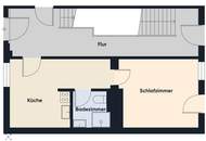 Teil­möblierte 1-Zimmer-Wohnung mit guter Raumaufteilung in Dornbirn-Hatlerdorf