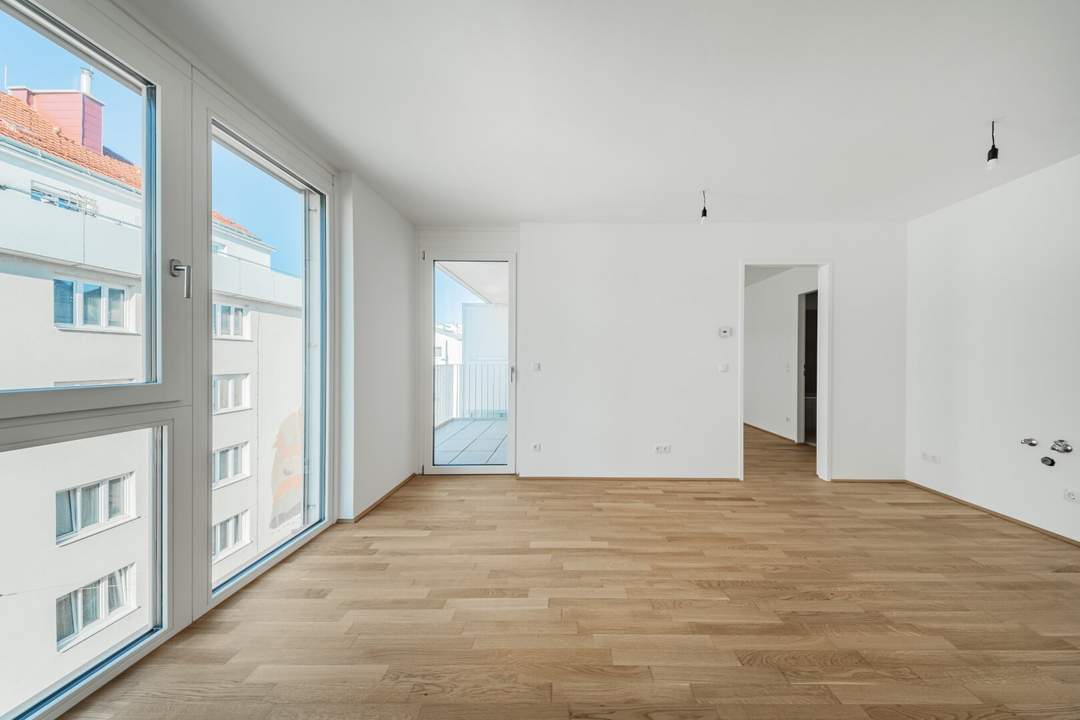 ERSTBEZUG >> schmucke 2-Zimmer Wohnung im 4. OG mit Balkon >> Alte Donau, Floridsdorfer Spitz