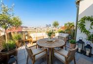 Exklusive und energiesparende Dachterrassenwohnung mit sensationell hohen Decken!
