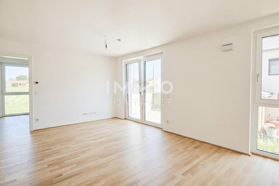 Lichtdurchflutete 3-Zimmer-Balkon-Wohnung in parkähnlicher Anlage im Erstbezug - provisionsfrei!, Wohnung-kauf, 302.400,€, 2333 Bruck an der Leitha