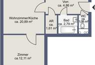 Urbanes Wohnen mit Dachterrassenflair in Wien - 2 Terrassen, 50m² Wohnfläche, 180.000,00 €