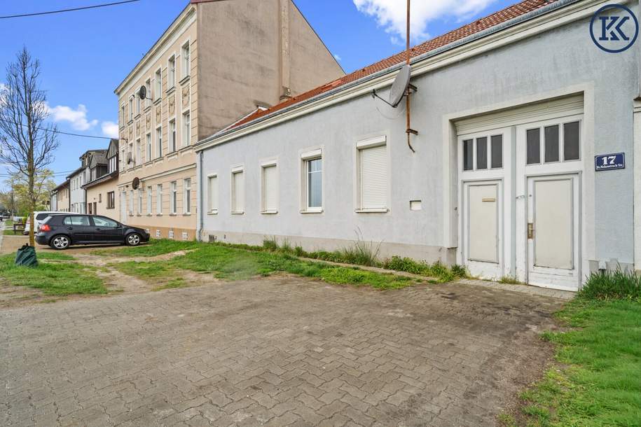 Attraktive Liegenschaft mit Bestandshaus und Entwicklungspotenzial im 21. Bezirk, Haus-kauf, 450.000,€, 1210 Wien 21., Floridsdorf