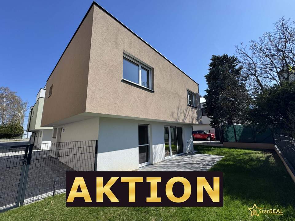 FRÜHLINGSAKTION! EINZELHAUS+GRATIS STELLPLATZ! SCHLÜSSELFERTIG! 140m² GARTEN. PROVISIONSFREI für den Käufer.