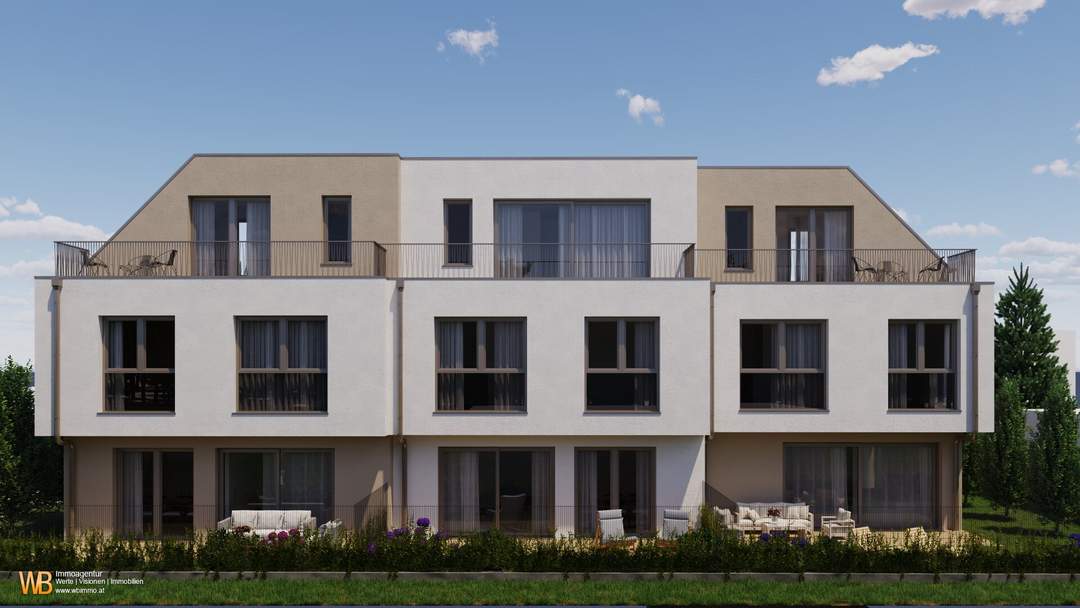 Schlüsselfertig! Top modernes Eckreihenhaus auf Eigengrund in bester Lage beim Schillerwasser! Deckenkühlung, Photovoltaik und Smart Home System inklusive!