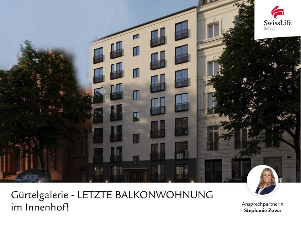 Gürtelgalerie - LETZTE BALKONWOHNUNG im Innenhof!