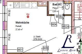 Helle 1 Zimmerwohnung - Erstbezug (Top 105), Wohnung-kauf, 179.000,€, 1230 Wien 23., Liesing