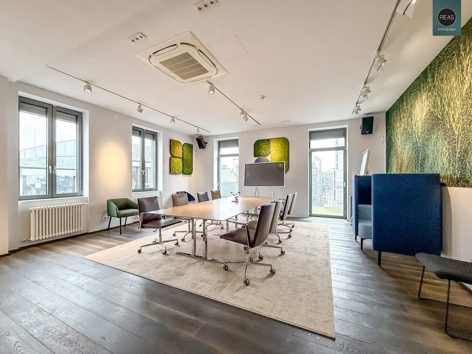 Design Loft auf 2 Etagen mit Balkon und Terrasse in der Brotfabrik Wien!