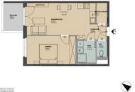 Moderne 2-Zimmer Wohnung mit Balkon und Fußbodenheizung im 20. Bezirk, Wien!