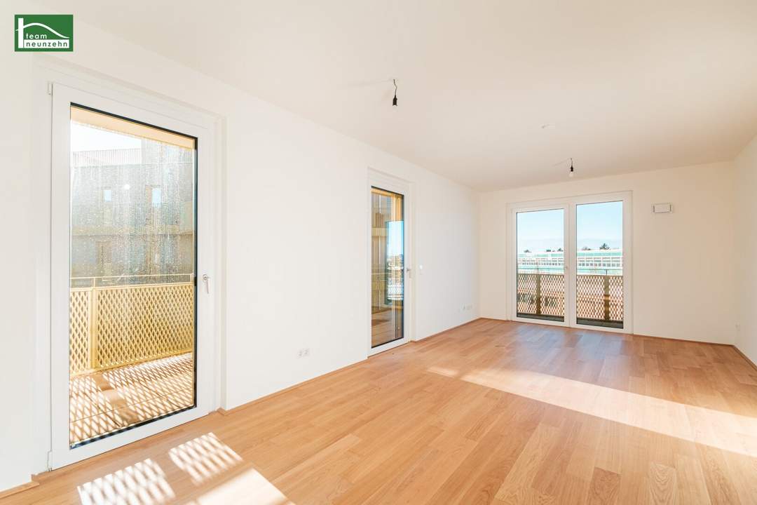 „Hirschfeld – Naturnah wohnen“ – Niedrig-Energie-Standard-Neubau in begehrter Grün-Ruhelage