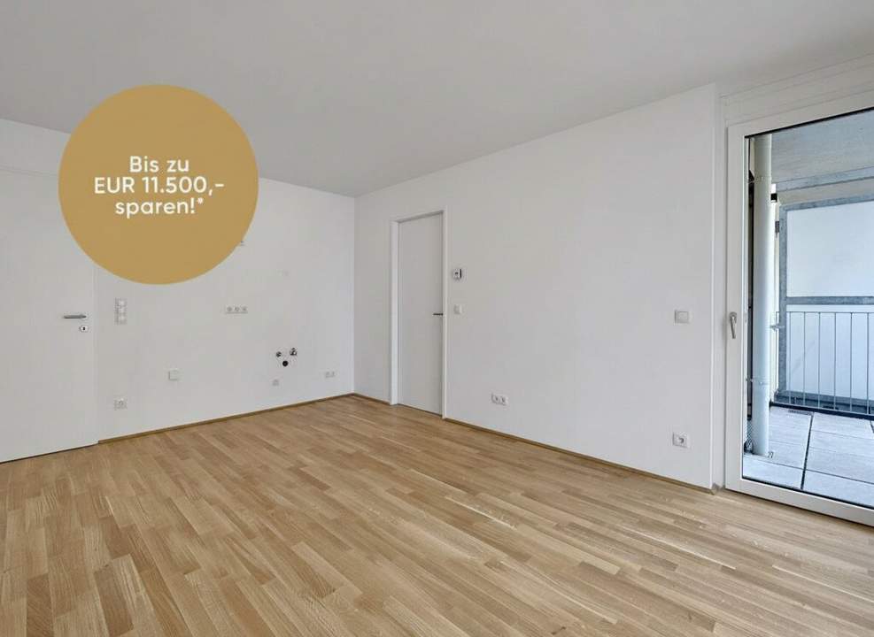 Kompakte 2-Zimmer-Wohnoase mit Westbalkon – clever geschnitten &amp; nachhaltig