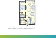 16.OG im MYSKY: 2-Zimmer-Wohnung mit Balkon und sensationellem Weitblick!