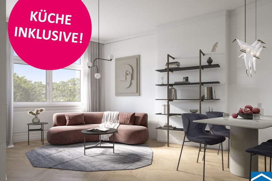 Einzigartige Wohnatmosphäre: Stilvolle Revitalisierung in bester Lage - jetzt Küche inklusive!, Wohnung-kauf, 664.000,€, 1030 Wien 3., Landstraße