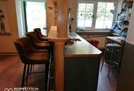 Langfristig vermietetes Café mit Garage!