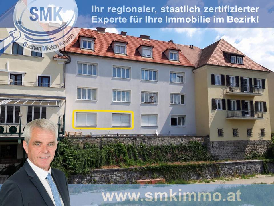 Helle 3-Zimmer-Wohnung am Kremsfluss mit traumhaftem Ausblick!