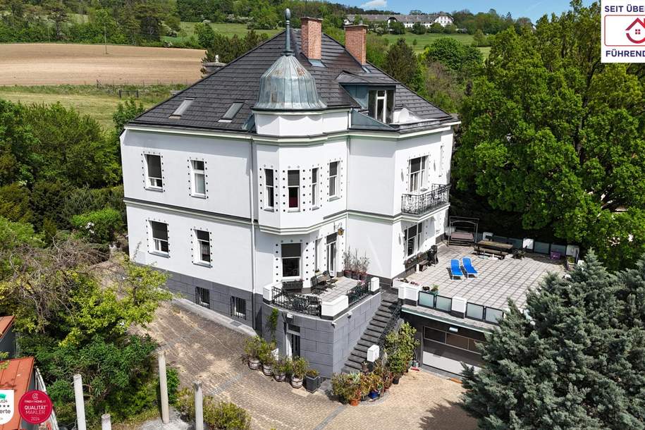 RARITÄT AM IMMOBILIENMARKT – JUGENDSTIL IN PERFEKTION auf 1759 m² Eigengrund, Haus-kauf, 1.370.000,€, 2560 Baden