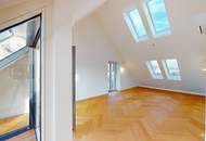 Traumhafte Dachwohnung im Hietzinger Cottage I Altbaujwel