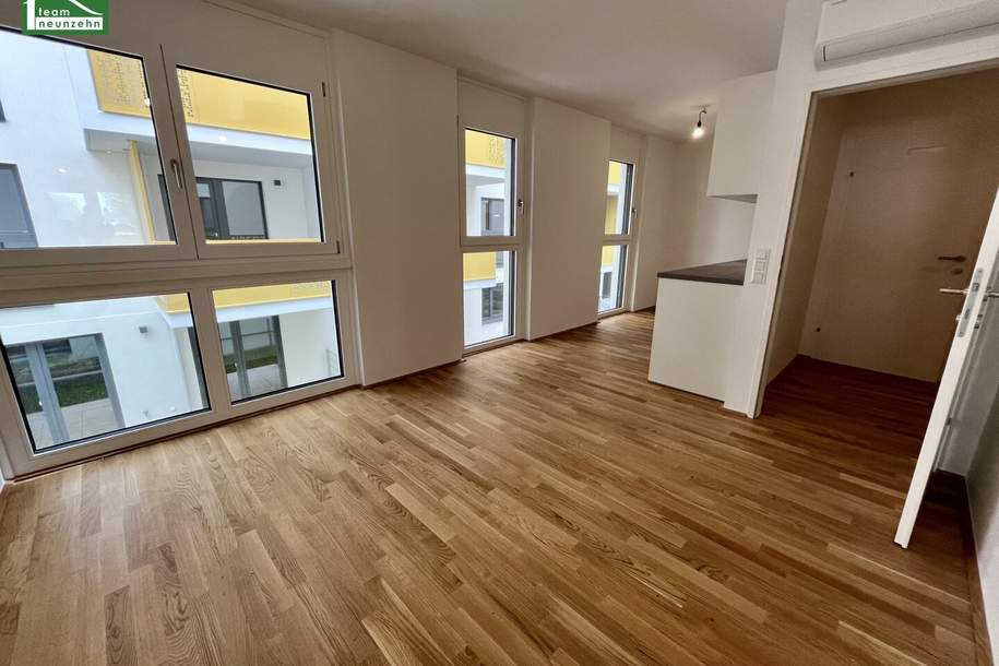 Exklusive Neubauwohnungen in Traumlage an der Schanze: Ihr neues Zuhause, wo Ruhe auf urbanen Chic trifft – sofort beziehbar! - JETZT ZUSCHLAGEN, Gewerbeobjekt-kauf, 494.011,€, 1220 Wien 22., Donaustadt