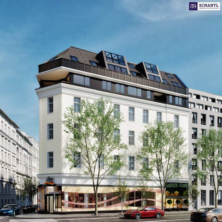 Zeit für Luxus - Ihre Nachbarn werden Sie beneiden! Wohnen mit WOW-Effekt in 1040 Wien + 6 geräumige Zimmer + Riesige Terrasse!