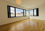 Naschmarkt-Living | Exklusive Maisonette mit Terrasse, Panoramablick &amp; Wintergarten !