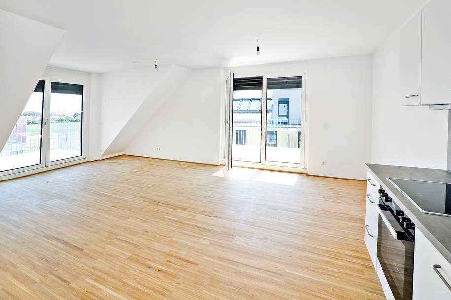1 Stellplatz bis Jahresende 2025 Mietfrei! PFALZGASSE 29 - 4-Zimmer-Wohnung mit Sonnenterrasse, Wohnung-miete, 1.499,00,€, 1220 Wien 22., Donaustadt