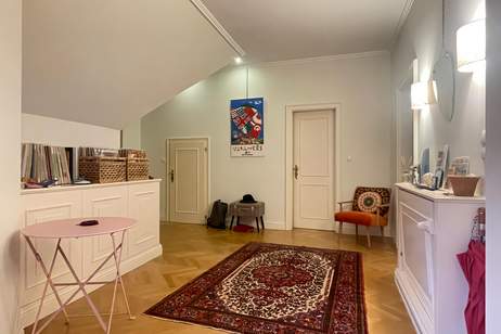 RESERVIERT - GROßZÜGIGE 3 -ZIMMER-MANSARDENWOHNUNG IM STADTPALAIS, Wohnung-miete, 3.498,06,€, 1010 Wien 1., Innere Stadt