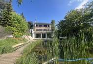 Einfamilienhaus mit Schwimmbiotop in bester Lage gegenüber der Burg Liechtenstein! Top Lage Maria Enzersdorf!