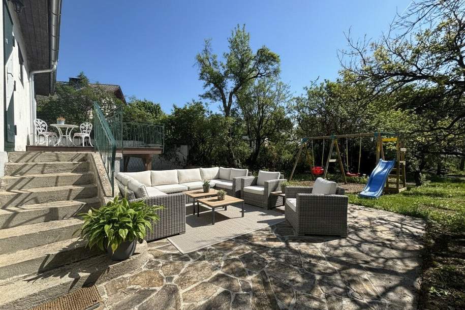 Charmantes Einfamilienhaus mit traumhaftem Burgblick und schönem Garten! Maria Enzersdorf!, Haus-kauf, 1.299.000,€, 2344 Mödling