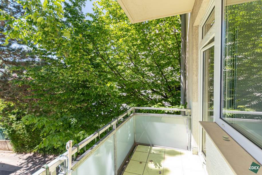 Schöne 2-Zimmer-Wohnung mit Balkon in Grünruhelage, Wohnung-miete, 1.099,66,€, 1190 Wien 19., Döbling