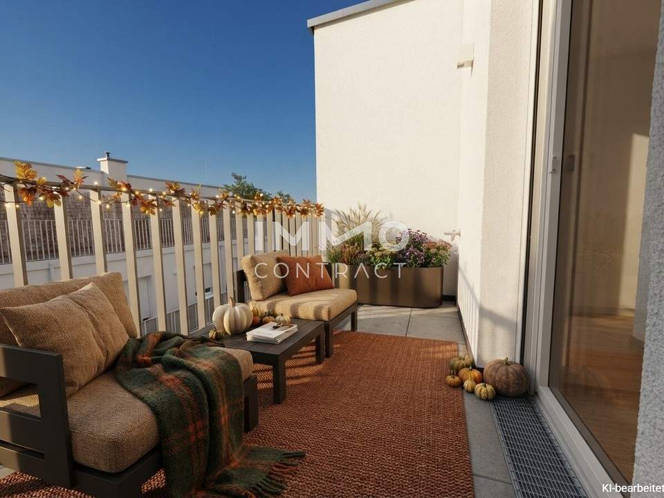 Lichtdurchflutete 2-Zimmer-Wohnung mit Terrasse zum Wohlfühlen