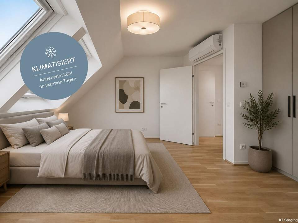 SKY HIGH >> lichtdurchflutete DG-Maisonette mit Dachterrasse >> ideale Verkehrsanbindung