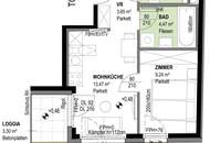 ERSTBEZUG mit Loggia | 2-Zimmer Neubau | Ost-Ausrichtung | Fernwärme | Fassadenbegrünung | TG-Stellplatz optional | Nachhaltiges Wohnbauprojekt