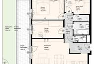 AB JULI 2026/Eine Gartenwohnung für Ihre Familie, 4 Zimmer nah an Wien in Stockerau