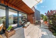 Modernes Wohnen mit Bergblick &amp; Sonnenterrasse – Hochwertige 2-Zimmer Gartenwohnung in Kössen
